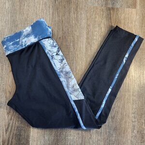 🤍🌊Victoria’s Secret PINK Ultimate Marble High-Waist Side-Pocket Leggings-M